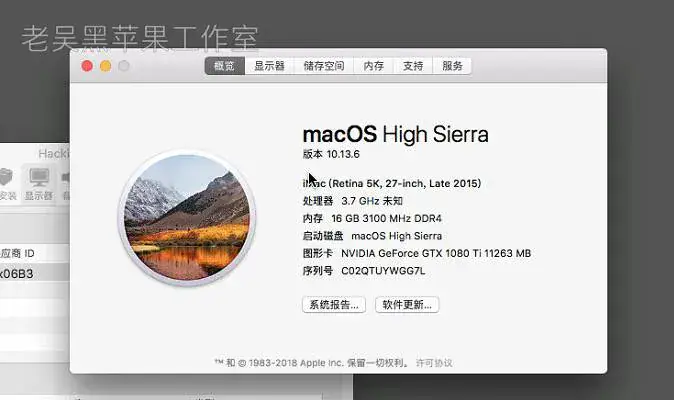i7-8700K 华硕ROG STRIX Z370-F GAMING 台式机 EFI High Sierra - 图片5