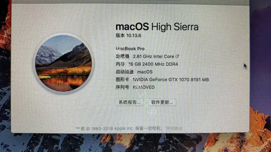 Alienware 17 R4 i7-7700HQ EFI Big Sur - 图片3