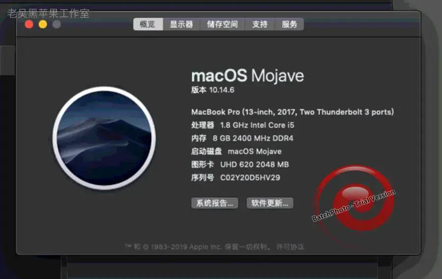 神舟精盾U45A1 i5-8265U EFI Catalina - 图片9