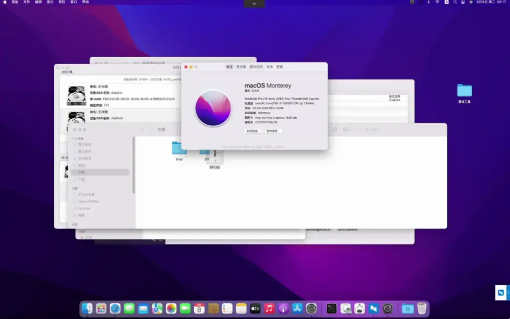 LG 17Z90N i7-1065G7 EFI Monterey - 图片1
