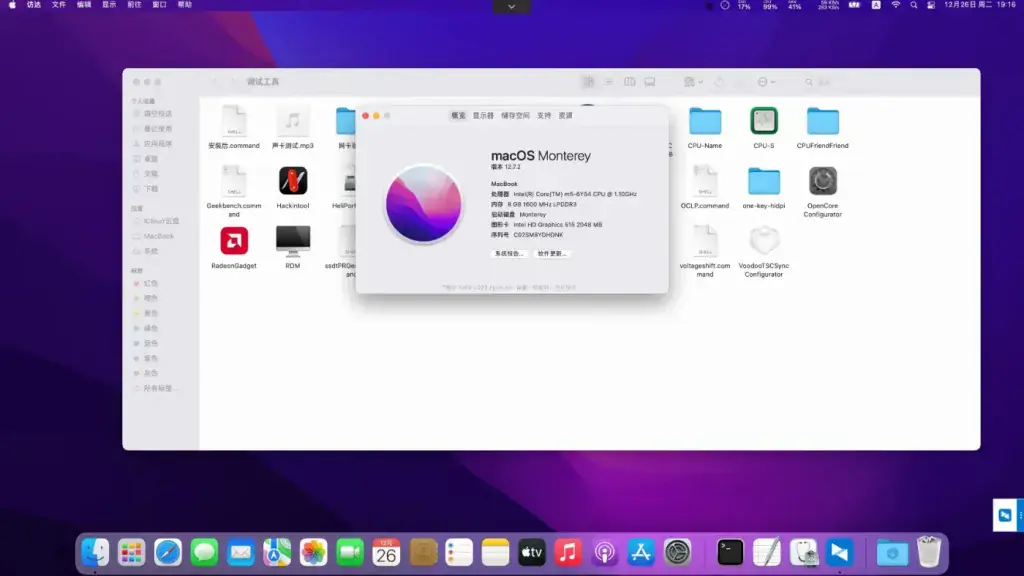 戴尔XPS 12 9250 Latitude 7275 m5-6Y54黑苹果安装EFI - 图片2