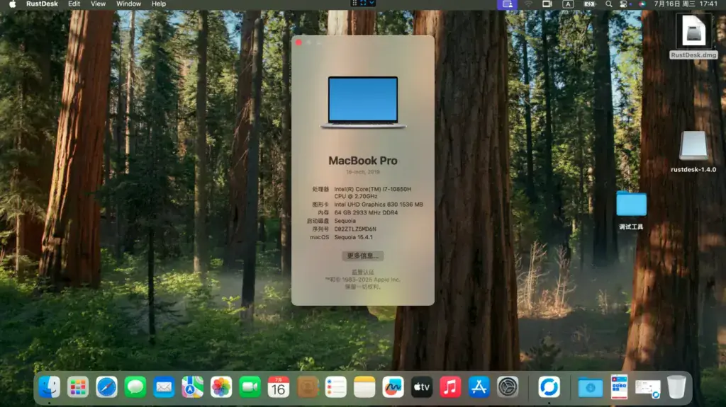 戴尔Precision 7750 i7-10850H黑苹果安装EFI - 图片2