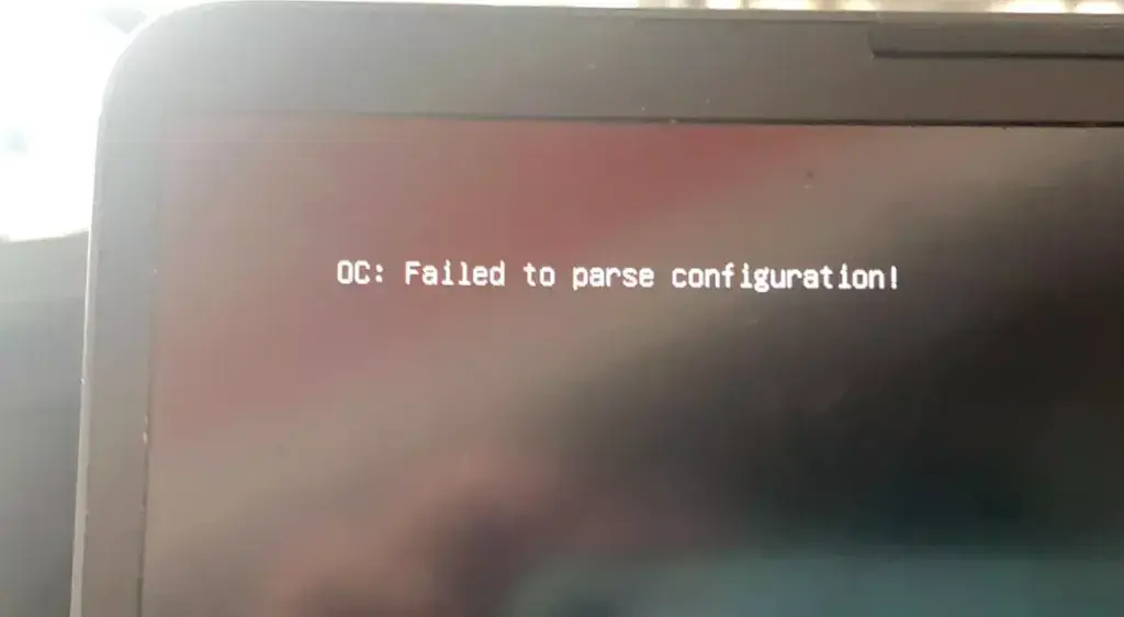 OC Failed to load configuration报错的解决方法 OC Failed to load configuration报错的解决方法