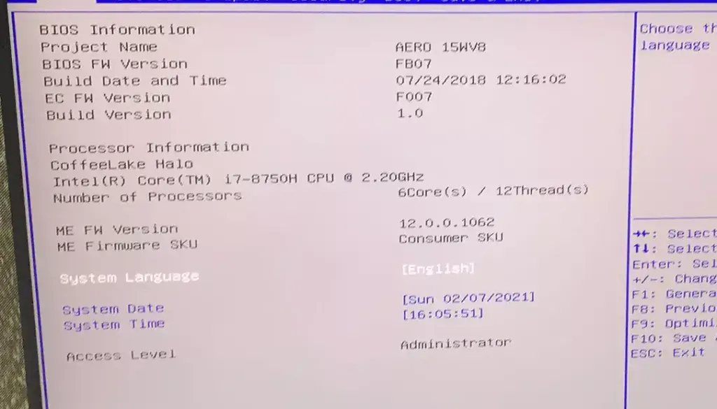 技嘉AERO 15W V8 i7-8750H EFI Big Sur - 图片2