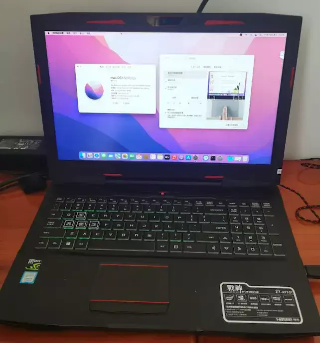 神舟GE5S i7-7700HQ EFI Big Sur Monterey Ventura - 图片2