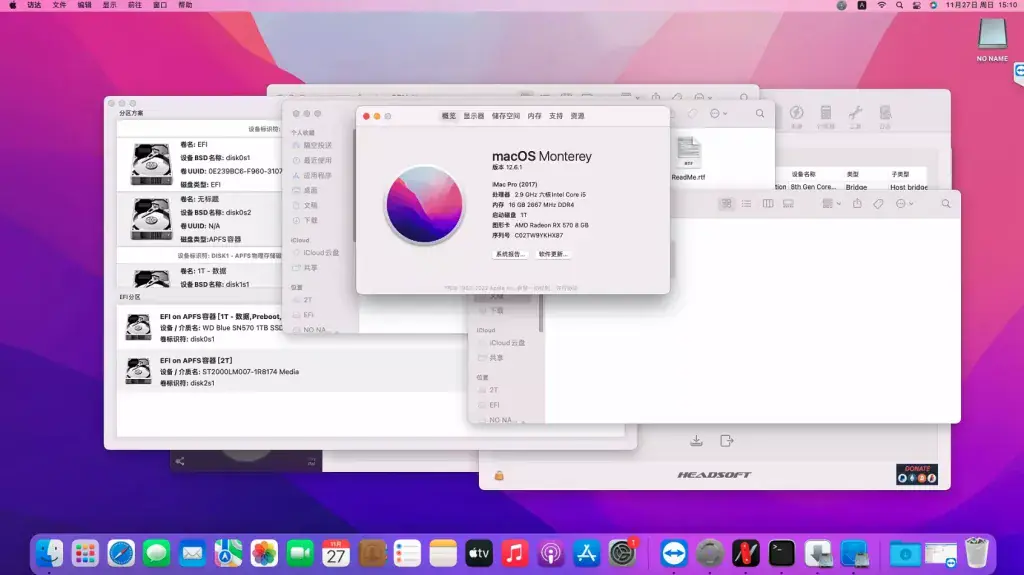 i5-9400F 微星MAG B365M MORTAR 台式机 EFI Monterey - 图片1