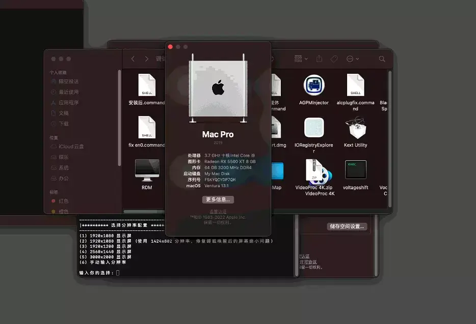 i9-10900K 技嘉Z490 AORUS MASTER 台式机 EFI Ventura - 图片1