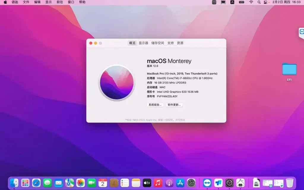戴尔Latitude 7200 2-in-1 i7-8665U黑苹果安装EFI - 图片1