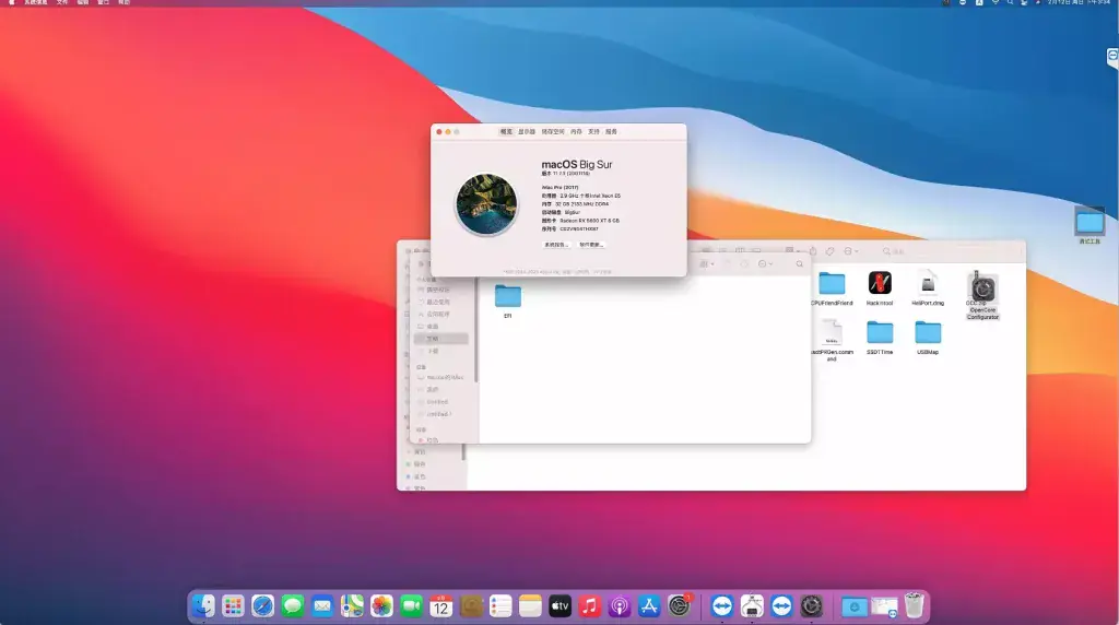E5-2666 v3 华南X99-ZD4 台式机 EFI Big Sur - 图片1