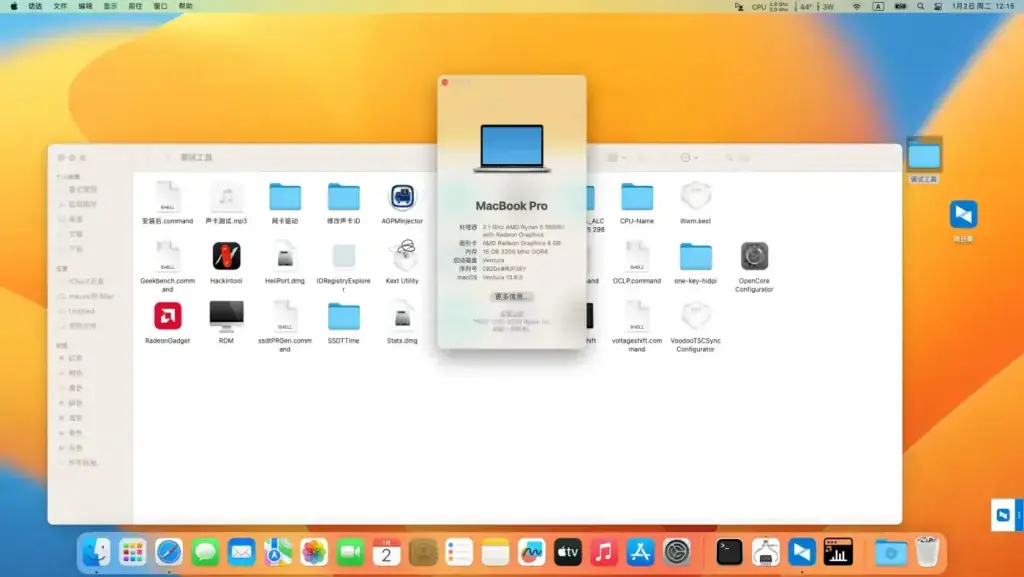 荣耀MagicBook 14 2021 NMH-WXX9 R5-5500U黑苹果安装EFI - 图片2