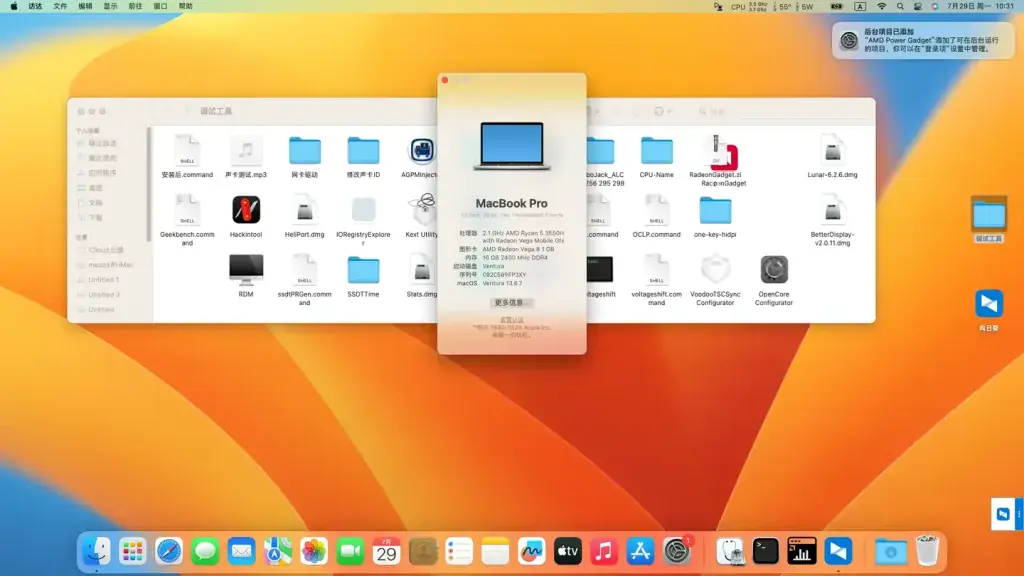 荣耀Magicbook Pro 16 2019 HLY-WX9XX R5-3550H黑苹果安装EFI - 图片4